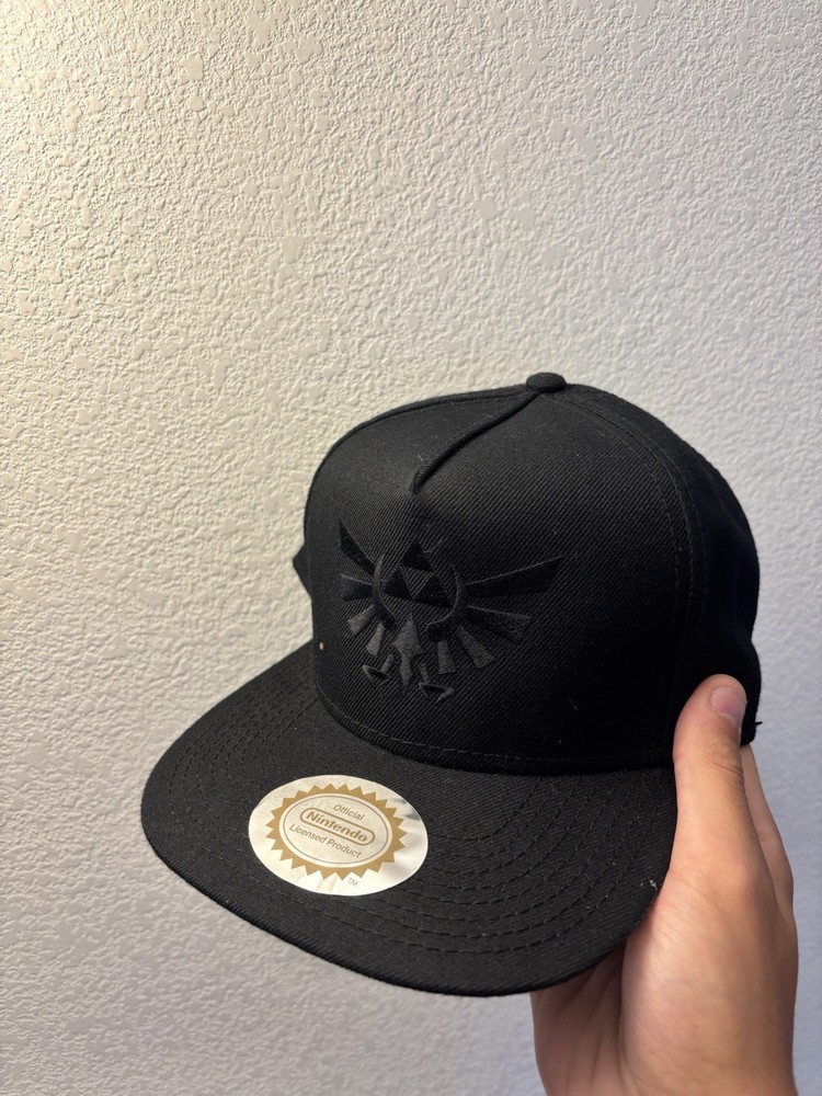 Nintendo The Legend of Zelda Link Black Adjustable Snapback Hat 2018