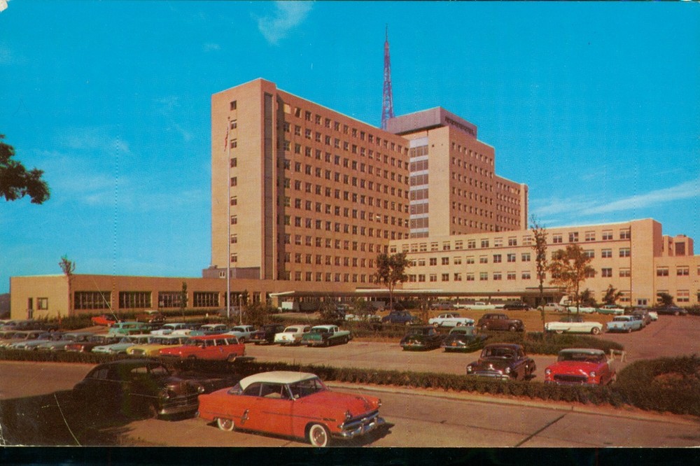 Veterans Administration Hospital Pittsburgh Pennsylvania PA Postcard