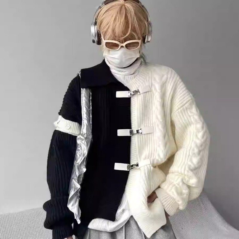 Men Winter Sweater Cardigan Men Warm Fashion Retro Knit Sweater coat Korean