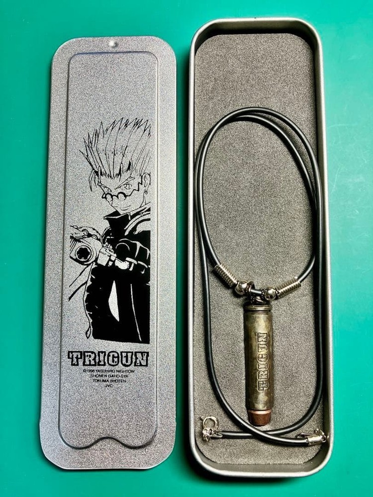 Unused Trigun Vash Bullet Choker Necklace Rare Anime Japan Limited from JP