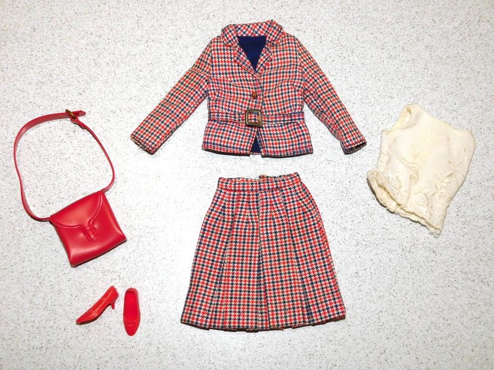 Barbie: Francie VINTAGE Complete CHECKMATES Outfit!