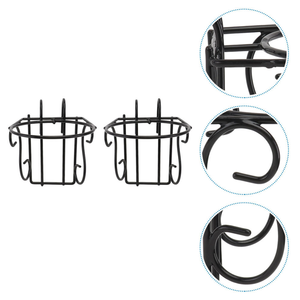 2 Pcs Flower Pot Holder Ring with Hook Trellis Plant Hangers