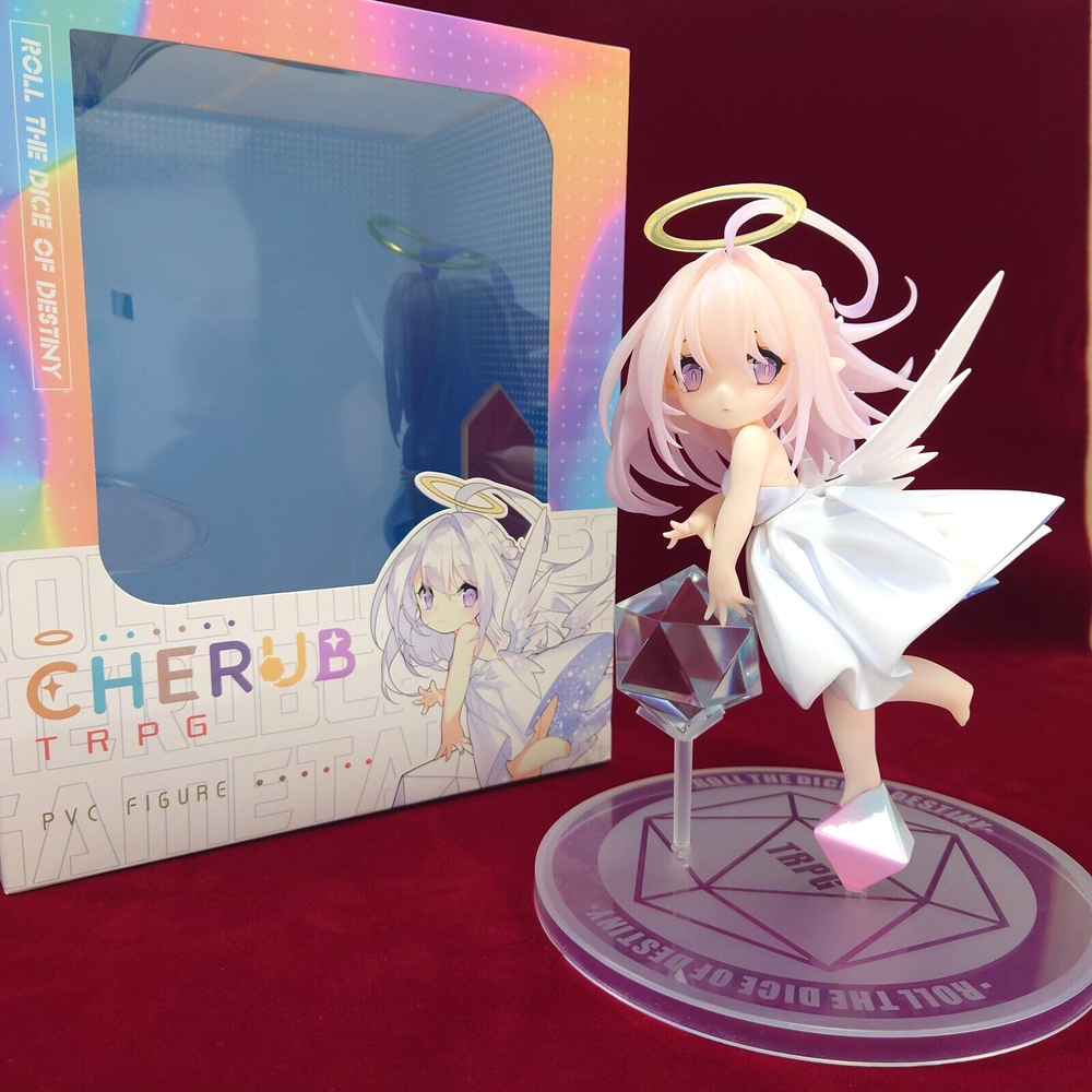 TRPG Goddess of Dice 1/7 Scale Figure Omaha OMH Bonus Postcard Cherub Destiny