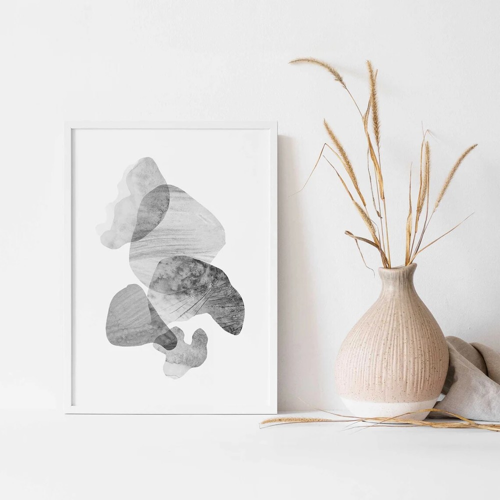 Abstract Shapes Modern Wall Art Poster Premium Quality Choose your Size