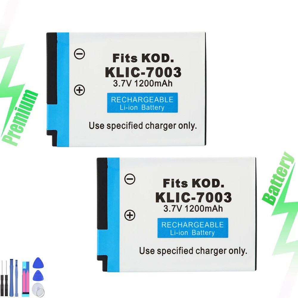 2x Battery for Kodak KLIC-7003 EasyShare M380 M420 V1003 Z950 GE E1030