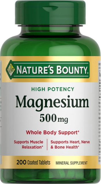 fortalecer Los Huesos Y Los Musculos: El Suplemento De Magnesio Para ...