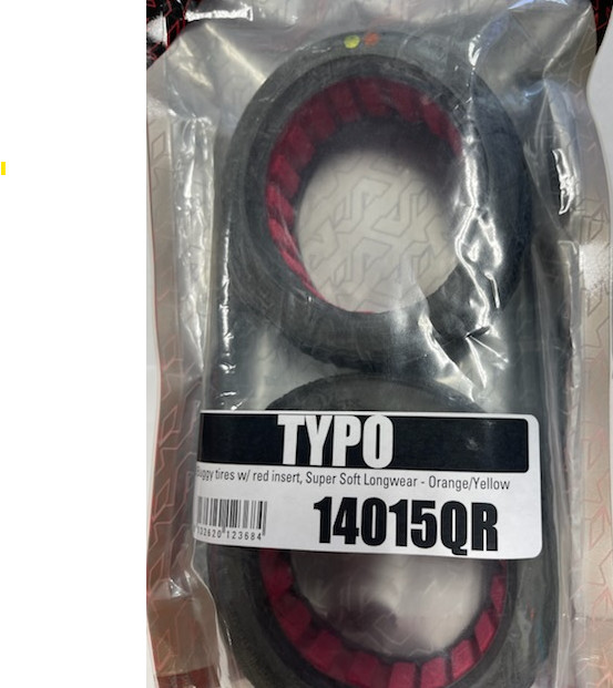 AKA Super Soft Longwear TYPO Buggy Tires # AKA14015QR