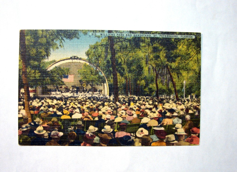 Vtg Linen Postcard 