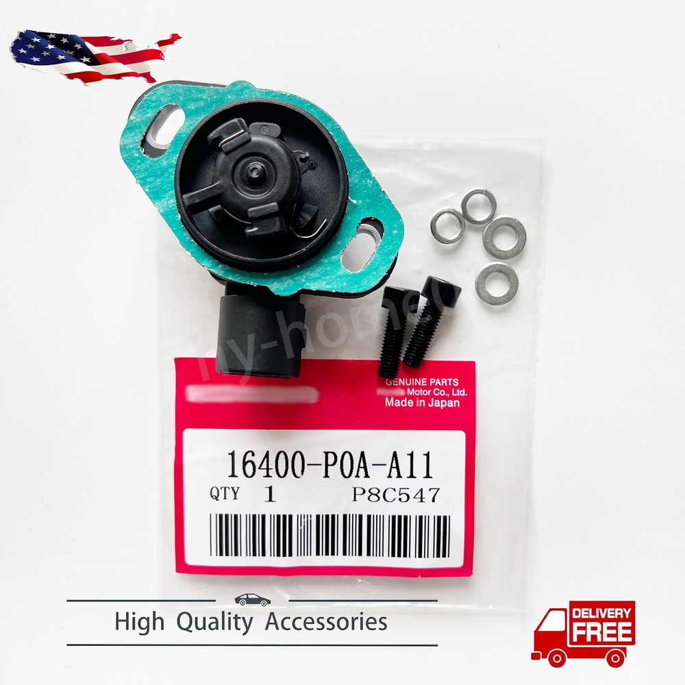 Throttle Position Sensor Kit TPS for Acura Integra Honda 16400-P0A-A11