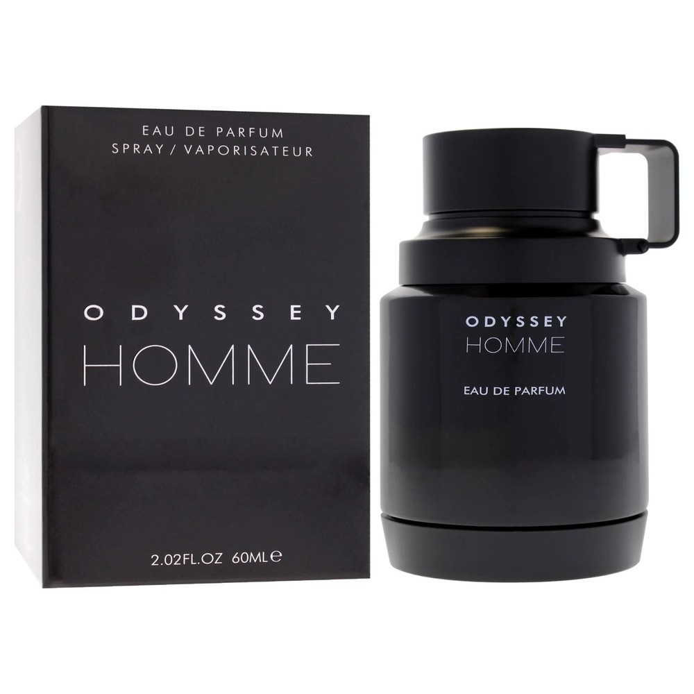 Odyssey - Homme Black by Armaf for Men - 2.02 oz 60ML EDP Spray