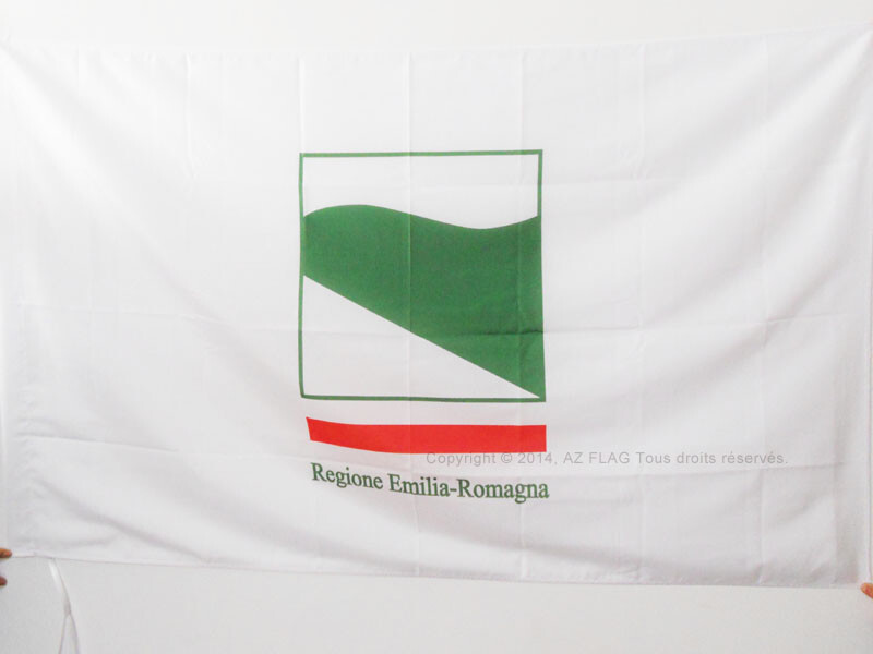 EMILIA-ROMAGNA FLAG 3' x 5' for a pole - ITALY - ITALIAN REGION FLAGS 90 x 150 c