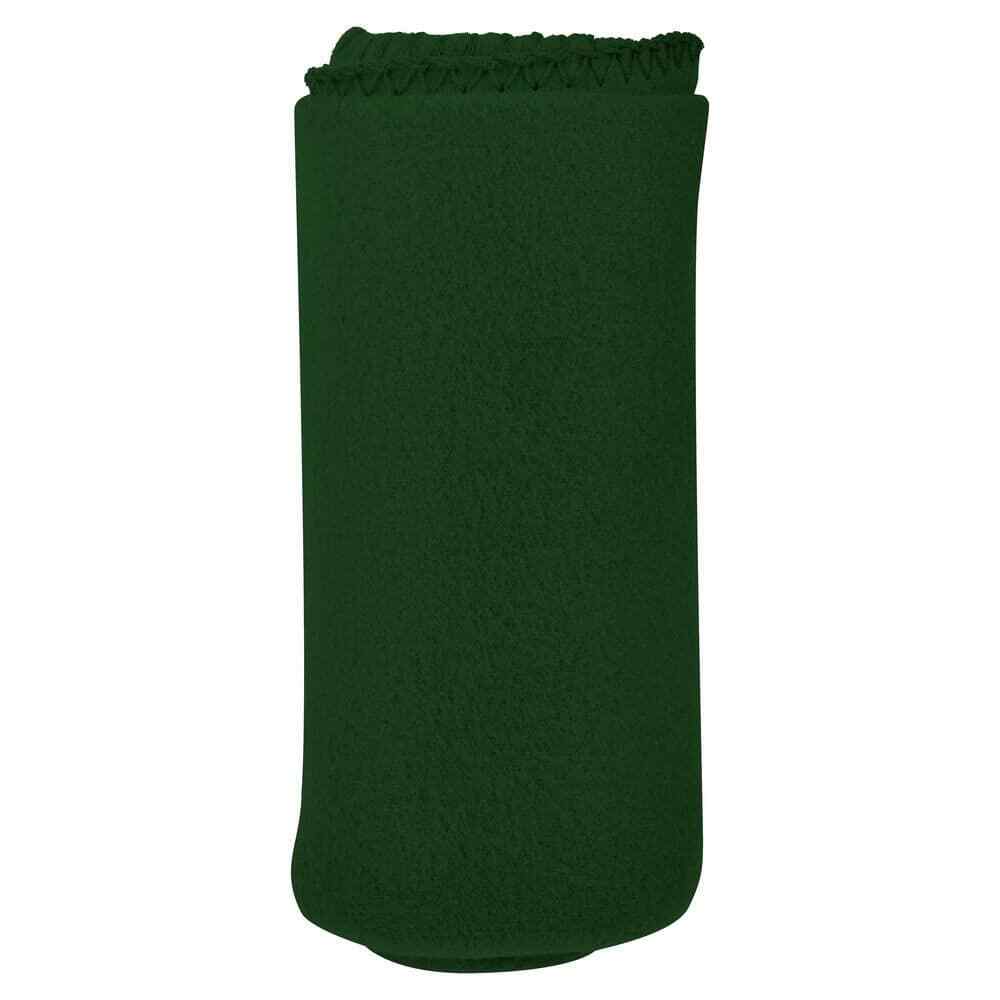 50 in. x 60 in. Dark Green Super Soft Fleece Throw Blanket