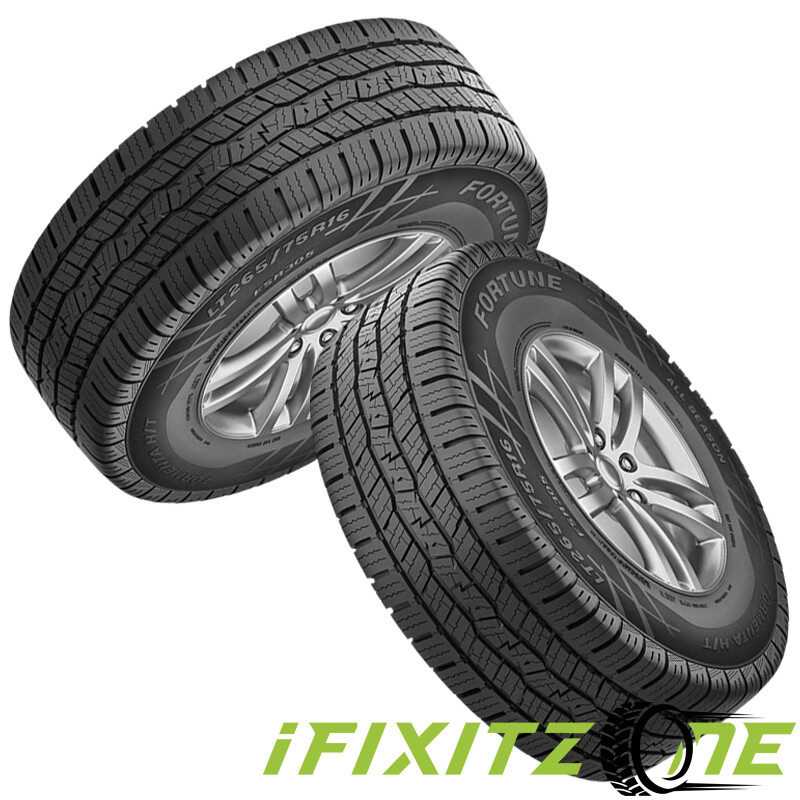 2 Fortune Tormenta H/T FSR305 245/65R17 107T 600AB UTQG Highway, 60K MILE, Truck