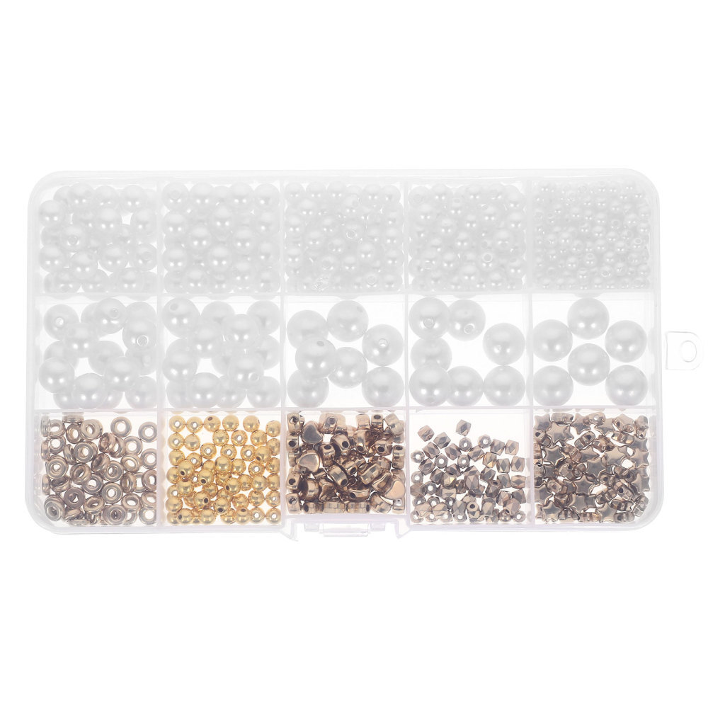 Bead Jewelry Findings Charms Faux Pearl Loose Beads Necklace Making Crafts