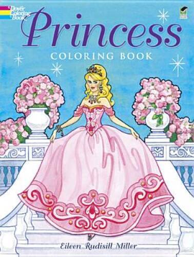 Princess Coloring Book (Dover Coloring Books) - Paperback - GOOD