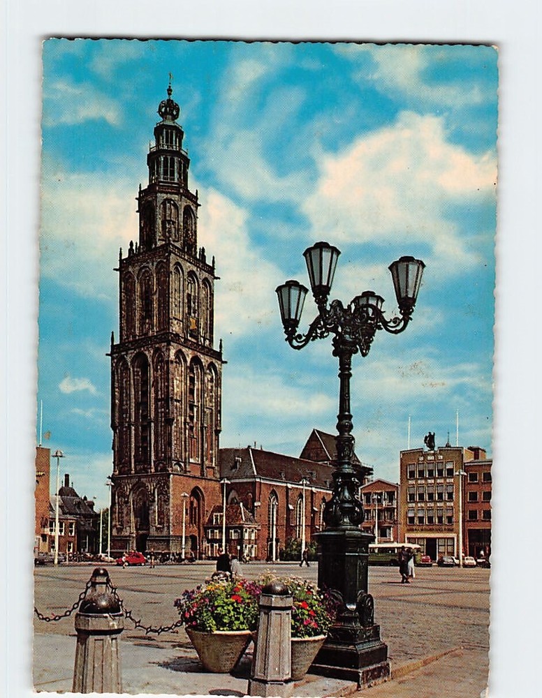 Postcard Martinitoren Groningen Netherlands