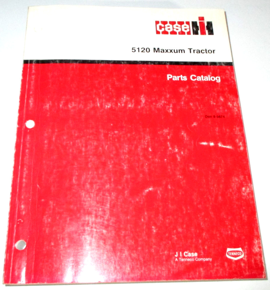 Case IH 5120 Maxxum Tractor Parts Catalog Manual Book 8-5674 10-92 CIH ORIGINAL!