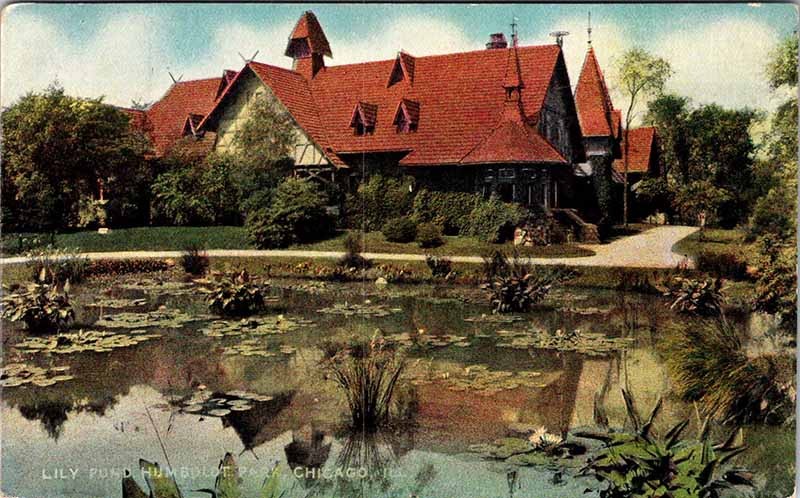 Postcard HOUSE SCENE Chicago Illinois IL m/09 AM3640