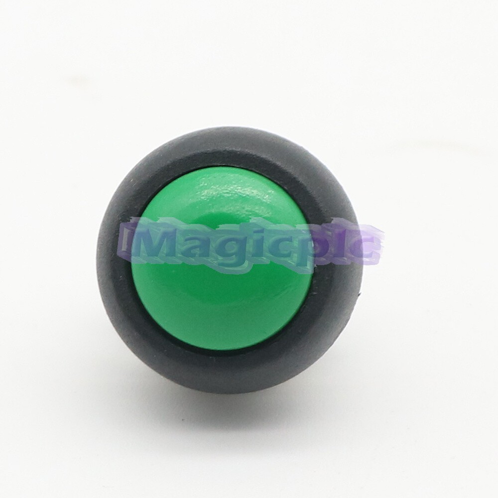 1Pcs Green 12Mm Waterproof Momentary Push Button Switch Mini Round Switch