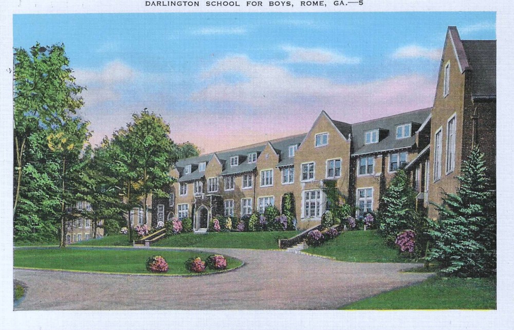 Rome Georgia GA ~ Darlington School for Boys ~ Vintage Postcard UNP