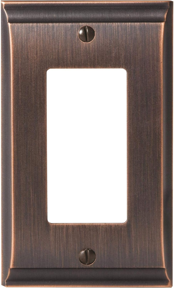 | Wall Plate | Oil Rubbed Bronze | 1 Rocker Switch Plate Cover | Candler | 1 Pac