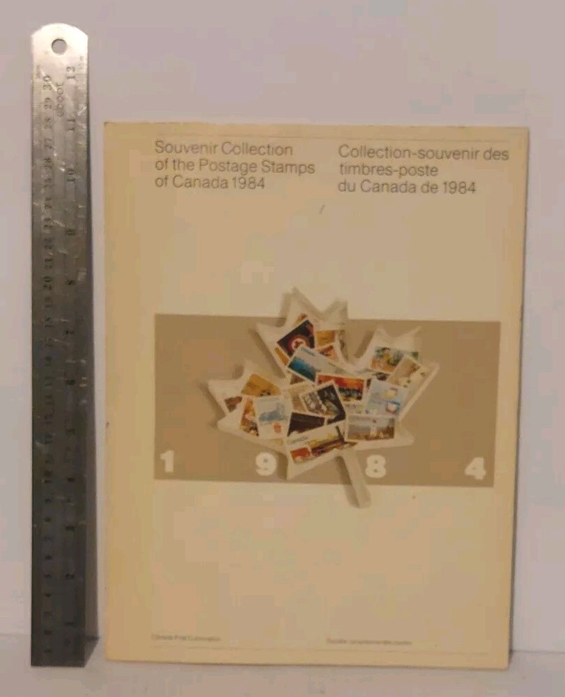 Vintage 1984 Canadian Stamp Book/Album In Good Condition Outer Wear  Stamps Fine