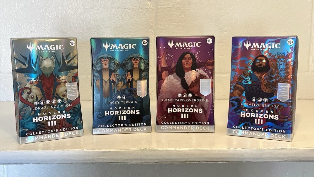 MTG Modern Horizons 3 Set of 4 COLLECTOR'S EDITION Commander Decks SEALED