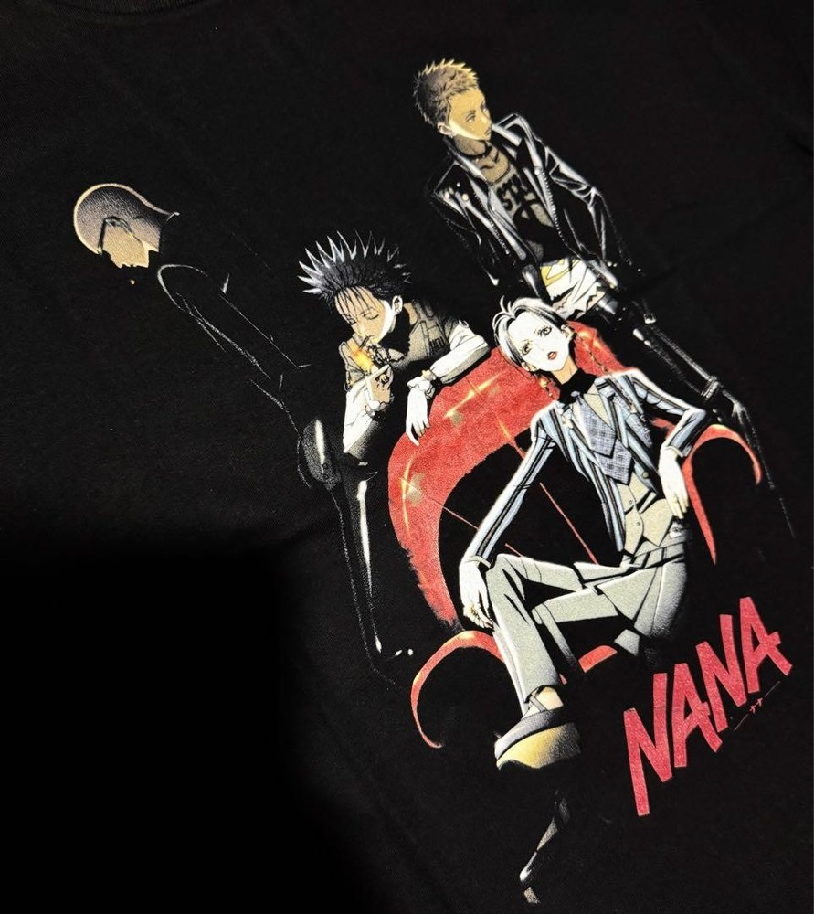 NANA YaZawaAi Anime TShirt XL Black SilkScreen Vintage Authentic Rare