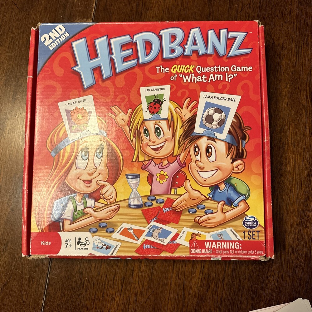 Hedbanz Card Question Board Game 2nd Edition  What am I? See Description