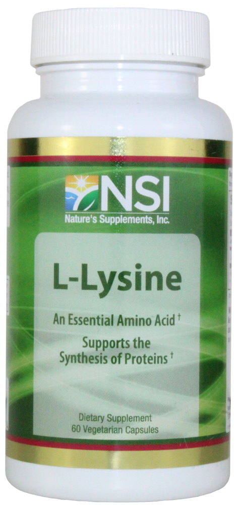 100% Natural Organic L-Lysine Supplement for Health & Wellness