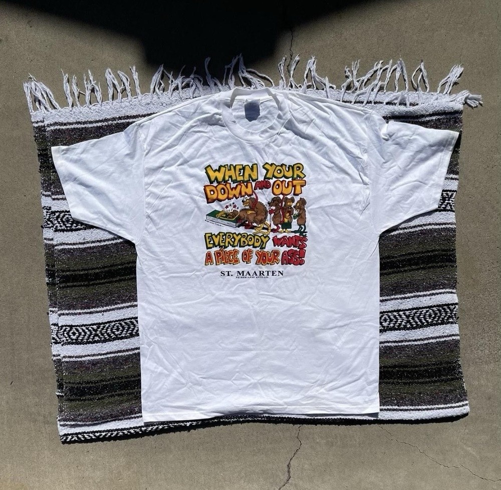 Vintage 1998 Funny Comedy T Shirt XXL 2XL Rats Sex Joke Screwed NOS