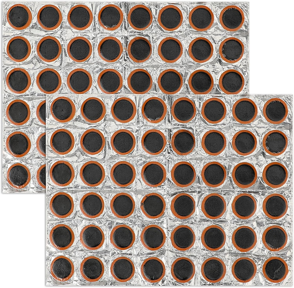 Portable Bike Repair Kit with Rubber Patches for Inner Tubes