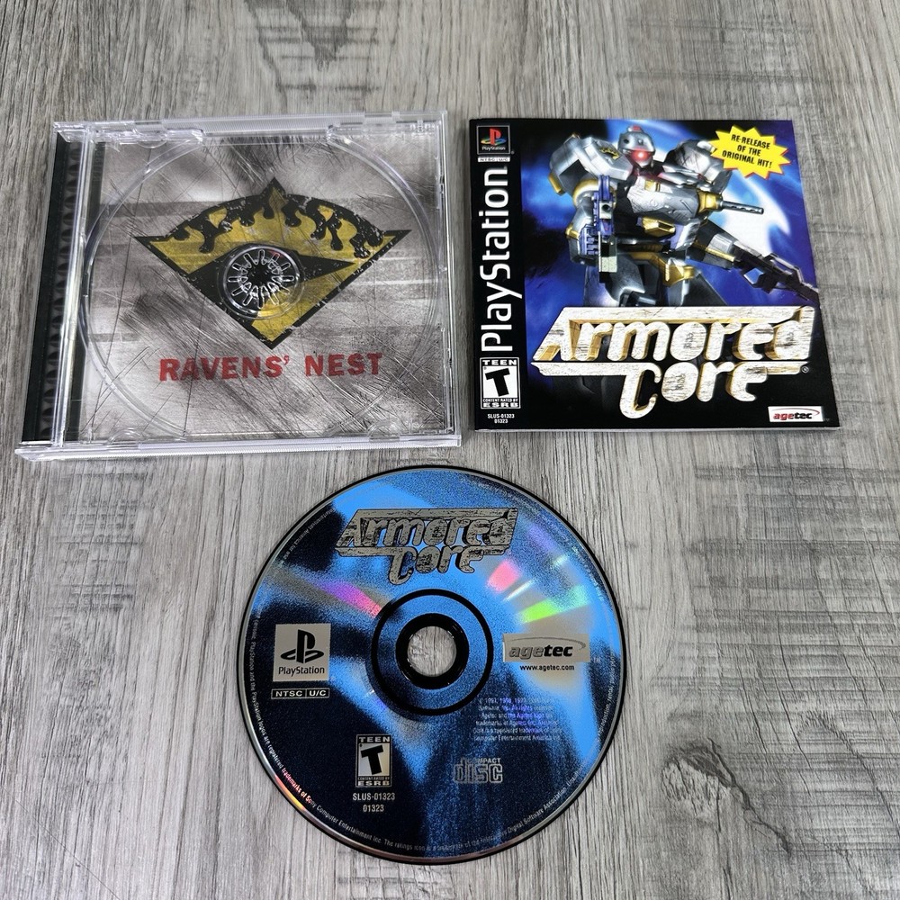 Armored Core PS1 Sony PlayStation 1 CIB Complete New Jewel Case Tested Nice Cond