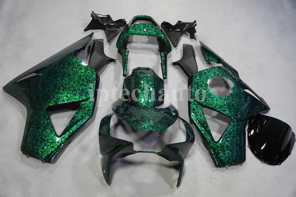 Green Forged Carbon Fiber Fairings Body Kit For Honda CBR954RR 2002 2003 USA
