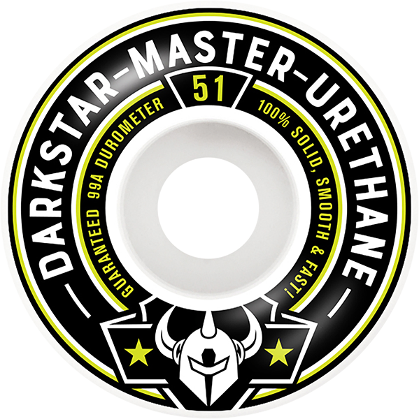 DARKSTAR RESPONDER 51mm WHT/LIME WHEELS SET