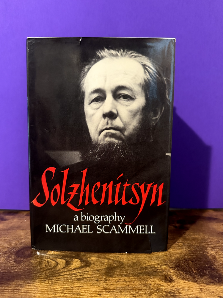 Solzhenitsyn 1st Edition 1984 HC by Michael Scammell