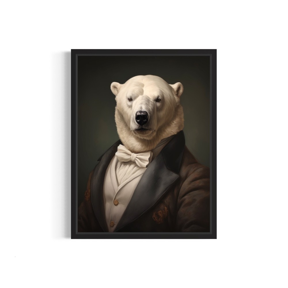 Polar Bear Classic Animal Vintage Photo Art Print Poster Wall Art Painting