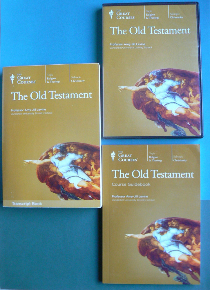 The Great Courses,OLD TESTAMENT,Levine, Transcript book,Guidebooks&DVDs ALL LN!