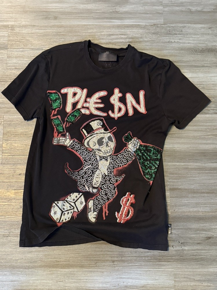 Philipp Plein Men's T-Shirt Size L - Used- Good Condition