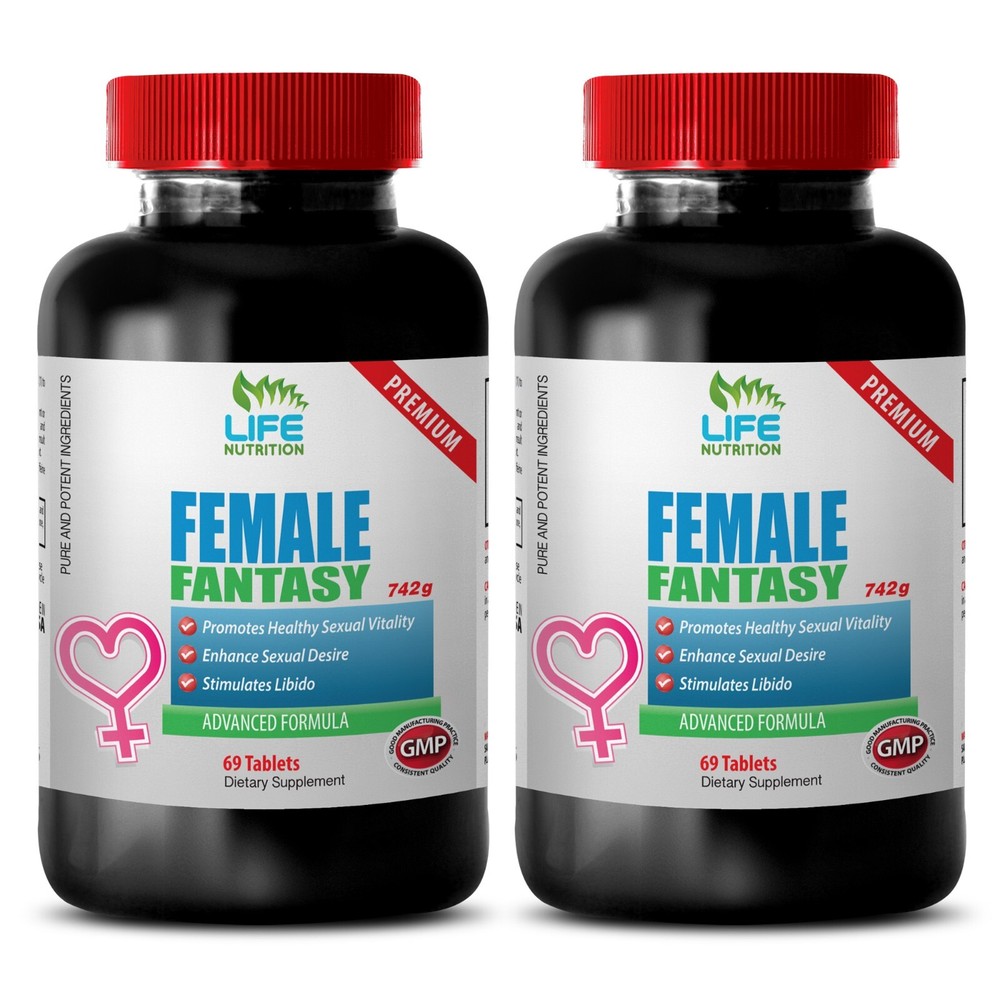 Women Sexual Performance Tablets - Female Fantasy 742mg - Saw Palmetto Oil 2B