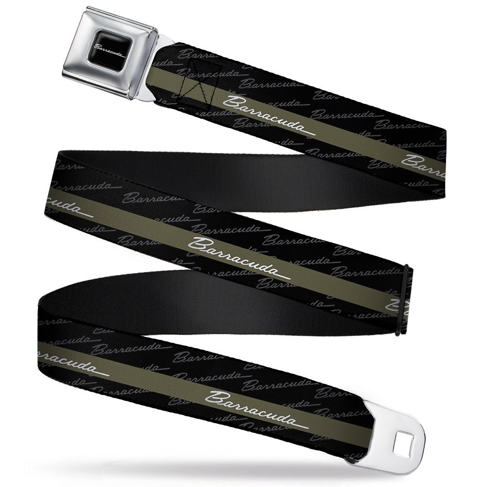Barracuda Script Logo Full Color Black/White Seatbelt Belt - Barrac... ACC NEWAnother great item from Rarewaves USA | Free delivery!