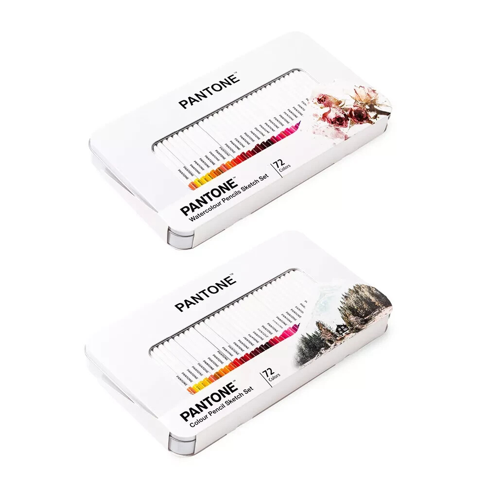 Pantone Color Pencil Sketch Set / Watercolor pencil Sketch Set 72 Colors / Korea