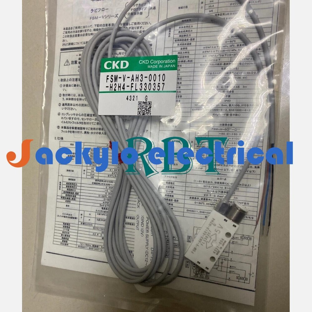FSM-V-AH3-0010-H2H4-FL330357 CKD Flow Sensor brand new