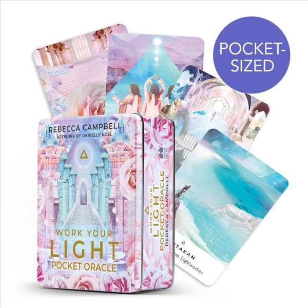 Work Your Light Pocket Oracle Cards : A 44-card Deck and Guid, Cards by Campb...