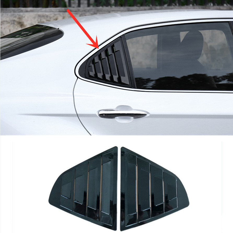2018-2024 Toyota Camry Bright Black Vent Scoop Louver Trim Cover