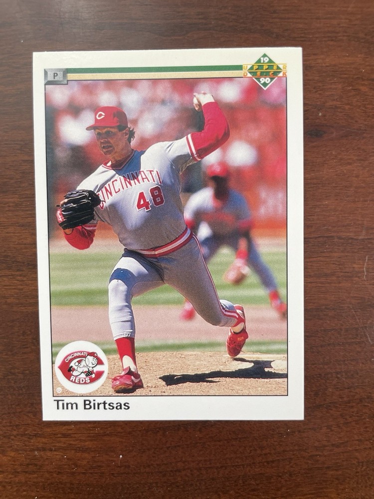 Upper Deck 1990 Tim Birtsas P #137 Cincinnati Reds Baseball Card