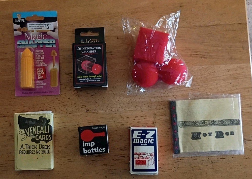 Lot 2 Vintage New Old Stock Novelty  Magic
