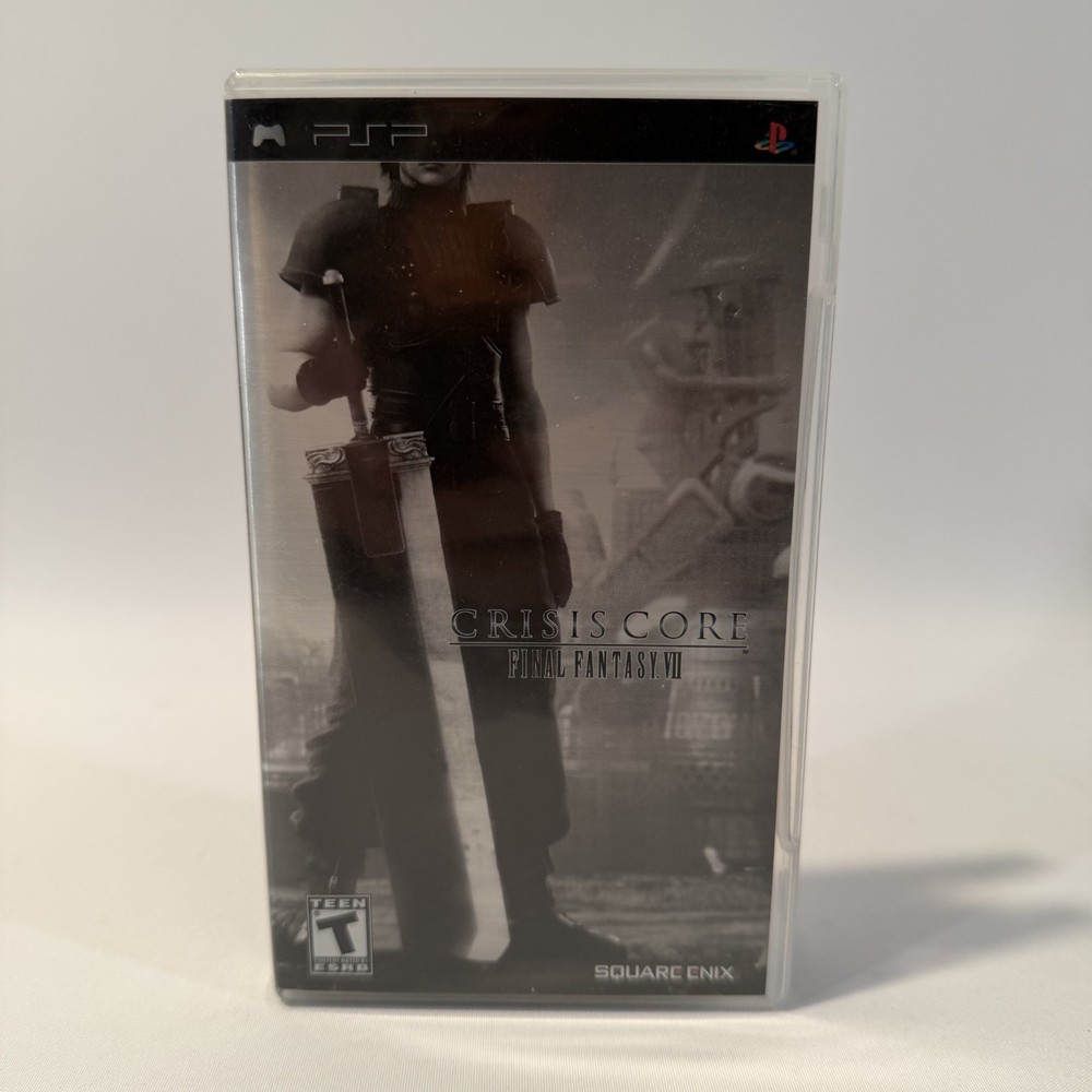 Crisis Core Final Fantasy VII PSP Square Enix Action RPG Video Game CIB Reg Card