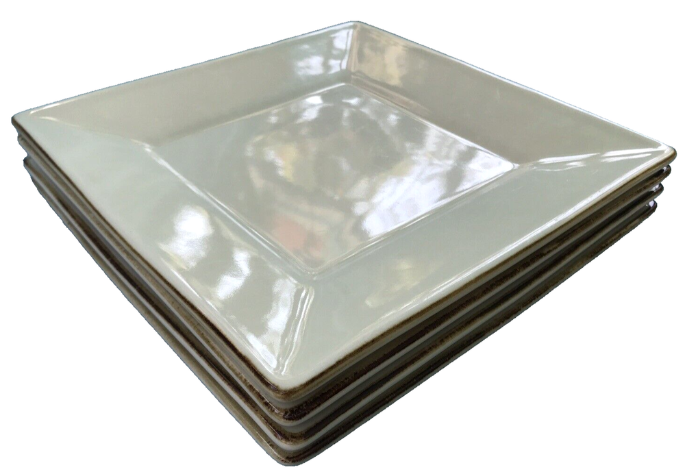 Pottery Barn ASIAN SQUARE SALAD PLATES 8