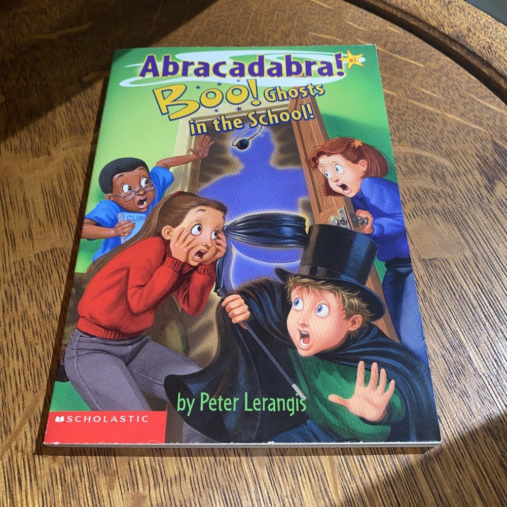 Boo! Ghosts in School (Abracadabra, No.2) - Paperback By Lerangis, Peter - GOOD-image